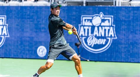 Sports Tennis Le Japonais Kei Nishikori En T Te D Affiche De L Open