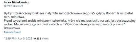 Zmiana ministra rolnictwa Jak do tego doszło blog WIADOMOŚCI BIEŻĄCE