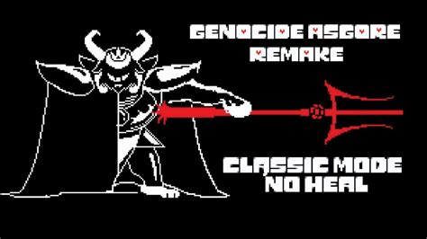 Genocide Asgore Remake Classic Mode No Heal Youtube