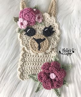 Ravelry Floral Llama Pattern By Jen Mitchell Nella S Cottage