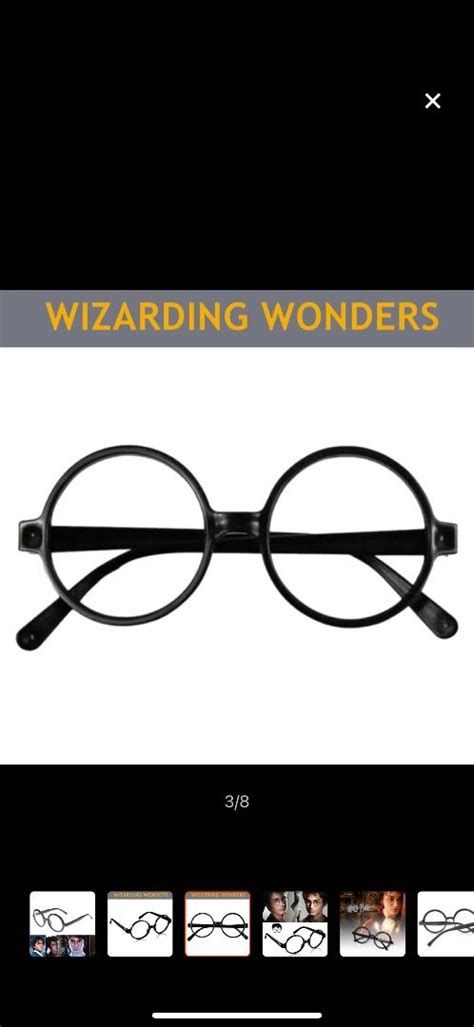 Harry Potter cosplay black frame round glasses, Babies & Kids, Babies ...