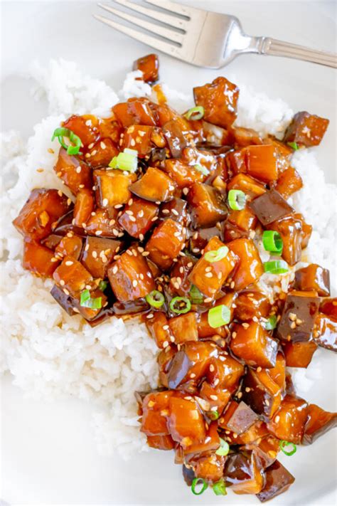 Teriyaki Eggplant - Kitchen Divas