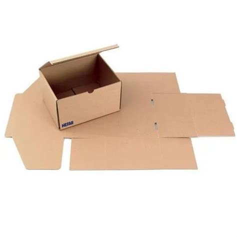 Brown Paper E Commerce Corrugated Packing Box 12x6x4 Inch At Rs 5 75