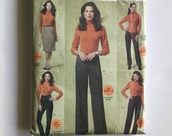 UNCUT Skirt Pants Sewing Pattern Size 8 14 Butterick Pattern Skirt