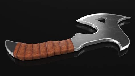 Fantasy Throwing Axe Ax 3d Model Turbosquid 1618977