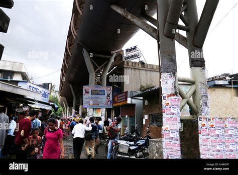 Vikhroli Railway Station Mumbai Maharashtra India Asia Stock Photo