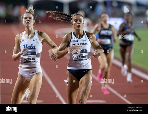 Uclas Rose Pittman L And Rachel Gearing Of Penn State Finish The 800