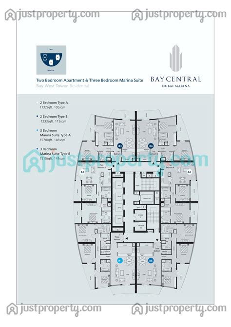 Bay Central Floor Plan - floorplans.click