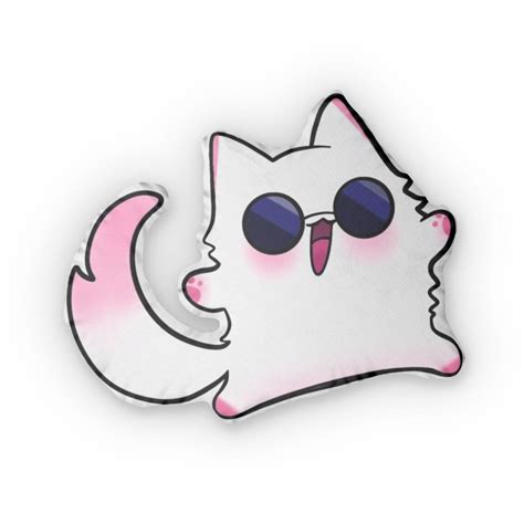 Gojo Cat Pillow, Gojo Cat Shaped Pillow, Jujutsu Kaisen Pillow, Gojocat ...