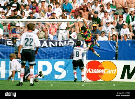 Soccer - World Cup USA 94 - Group E - Mexico v Ireland. Jorge Campos ...