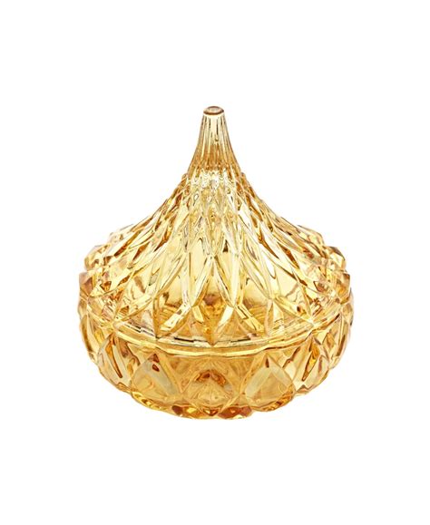 Godinger Candy Dish Amber Hersheys Kiss Modesens