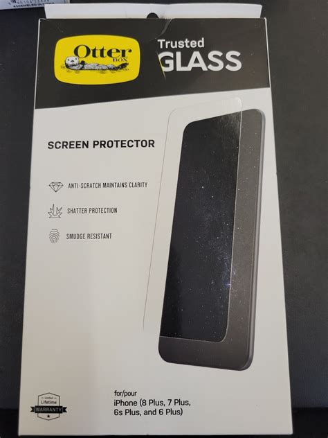 New Otterbox Glass Screen Protector Iphone 8 Plus 7 Plus 6 Plus 6s Plus Clear Ebay