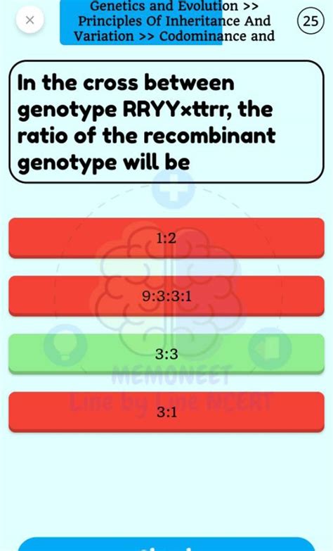 Genetics And Evolution Principles Of Inheritance And Variation