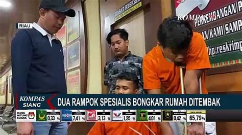 Rampok Spesialis Bongkar Rumah Ditembak Polisi Karena Melawan Saat