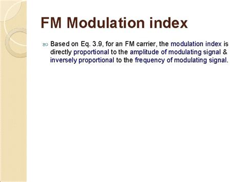 Chapter Angle Modulation Fm And Pm Signal