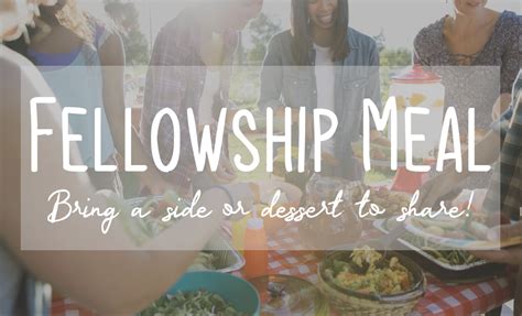 Fellowship Meal — Covenant Grace Church