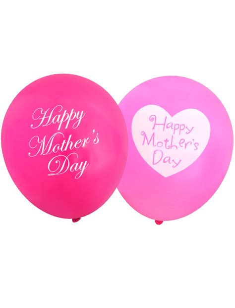 Assorted Happy Mothers Day Balloons 30cm Mixed Pink And Fuschia