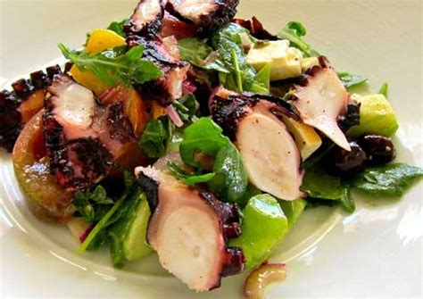 Grilled Octopus Salad Recipe by John Edward - Cookpad