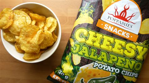 Poppamies Cheesy Jalapeno Potato Chips Historian Sipsien Rapinaa