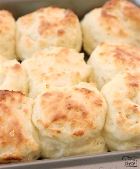 Homemade Biscuit Recipe With Video Butter With A Side Of Bread