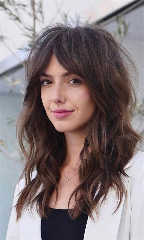 50 Cute Shag Haircut Ideas In 2022 Soft Shag Mini Curtain Bangs 1 Fab Mood Wedding Color