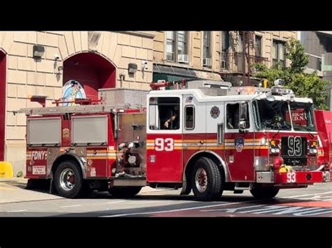 Fdny Engine Responds To An Ems Run Youtube