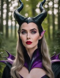 Maleficent Costume Headpiece Adult Face Swap Insert Your Face ID 920272