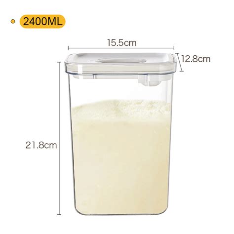 Air Tight Milk Powder Container Milk Storage Container Vacuum Moisture