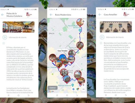 App Audioguia Barcelona Modernista Recorridos Con Audiogu As