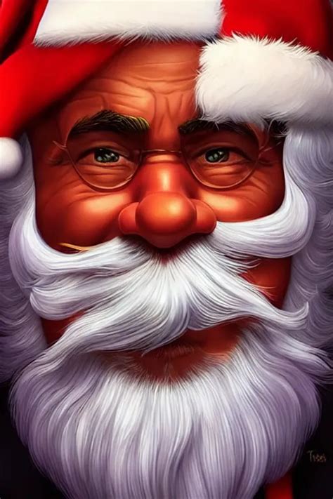 Santa Claus Caricature By Tiago Hoisel And Moebius OpenArt