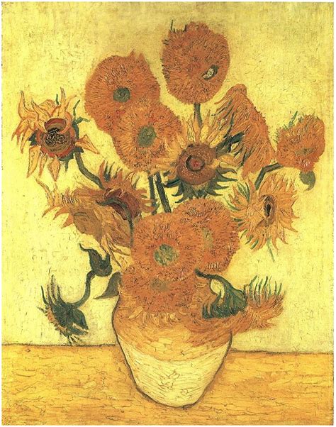 Art History News The Sunflowers Vincent Van Gogh