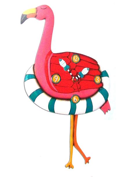 Allen Designs Pendulum Clock - Flamingo Floaty | eBay