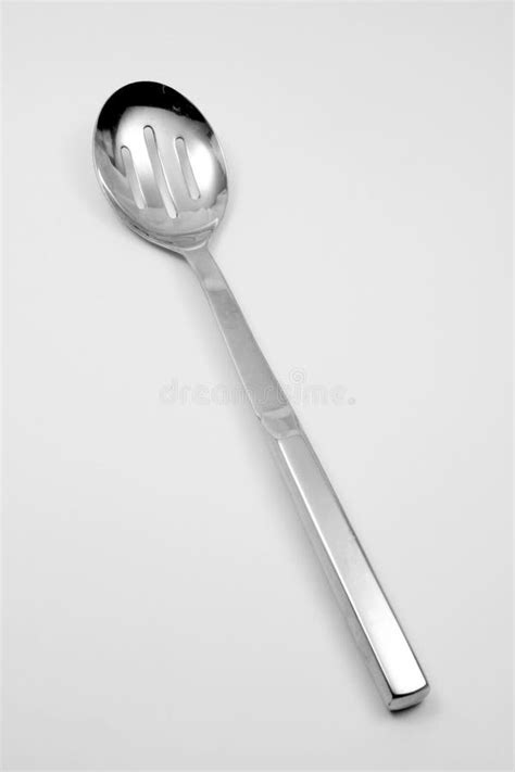 Slotted Serving Spoon Stock Image Image Of Buffet Slotted 1911083
