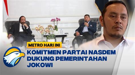 Surya Paloh Perintahkan Fraksi Nasdem Dukung Pemerintahan Jokowi Youtube