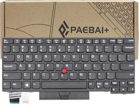 PAEBAI Teclado de Repuesto para portátil Lenovo Thinkpad X280 A285