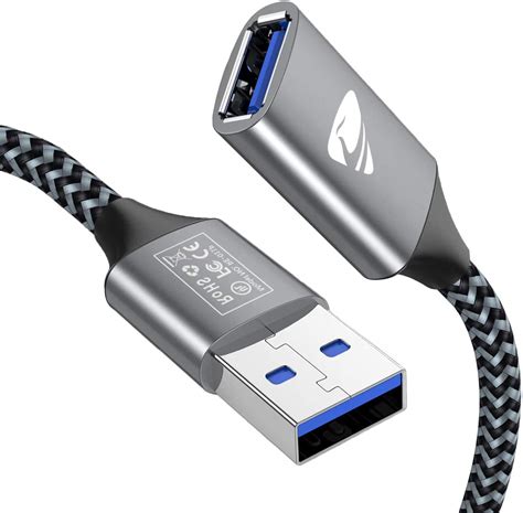 USB Verlängerung Kabel 2M USB 3 0 A Stecker auf A Buchse Nylon