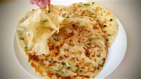 Китайские слоеные лепешки с зеленым луком (Chinese Scallion Pancakes ...