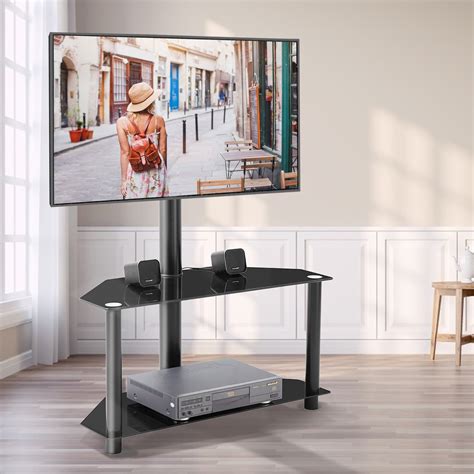 Universal Floor Tv Stand With Swivel Mount Floor Tv Stand Height