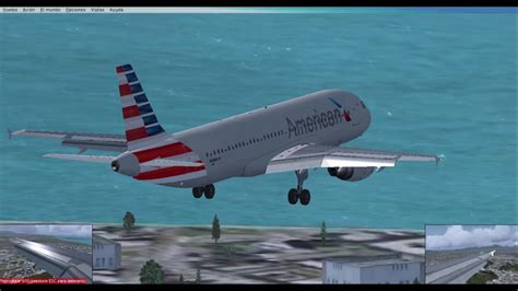 Landing Rio De Janeiro Sbgl Fsx American Airlines A Youtube