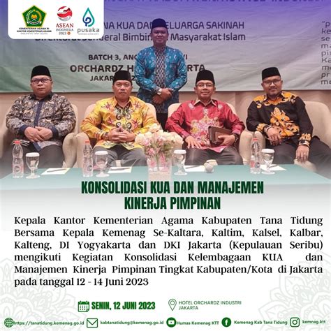 Kepala Kemenag Ktt Mengikuti Konsolidasi Kua Kementerian Agama