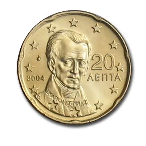 Greece 20 Cent Coin 2004 Euro Coins Tv The Online Eurocoins Catalogue