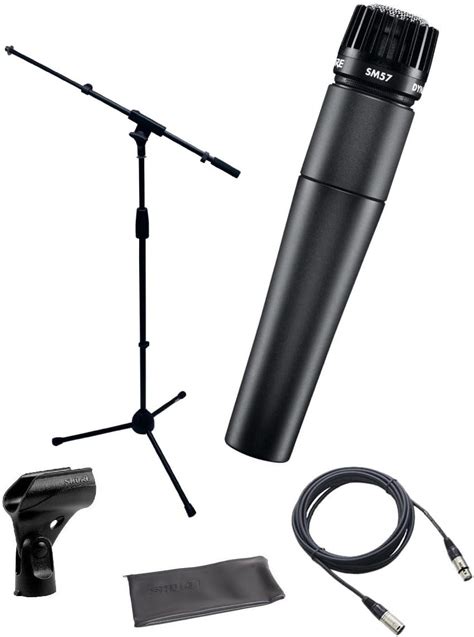 Shure Sm Lc Instrument Vocal Cardioid Dynamic Microphone Bundle With