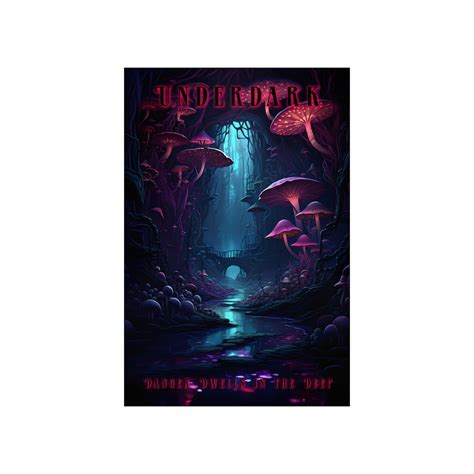 The Underdark Poster Travel Poster D&D Wall Art Premium Matte Poster - Etsy