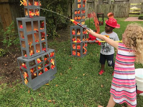 Firetruck Birthday Party Fireman Party Firefighter Birthday