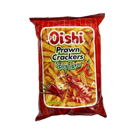 Oishi Prawn Crackers Spicy Flavor Big