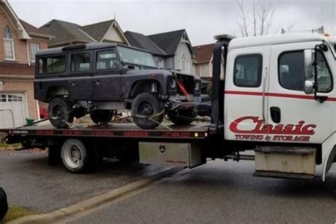 Overturned Vehicle Recovery In Toronto Ontario Classic Towing Storage