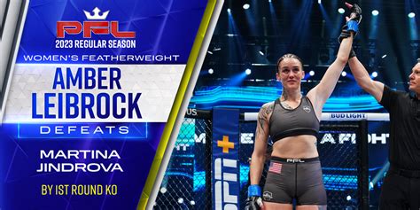 Amber Leibrock Makes Her Pfl Debut With A Highlight Reel Quick Six Ko