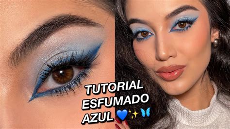 Tutoria De Esfumado Azul Passo A Passo Youtube