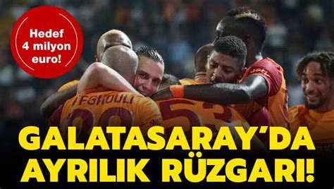 Galatasaray Da Hedef 4 Milyon Euro Kar