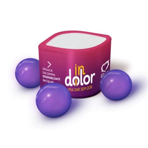 Bolinha Explosiva InDolor Dessensibilizante Anal 3 Unid Sexy